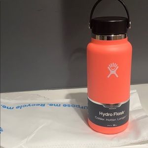 Hydroflask 32 oz wide mouth-HIBISCUS COLOR